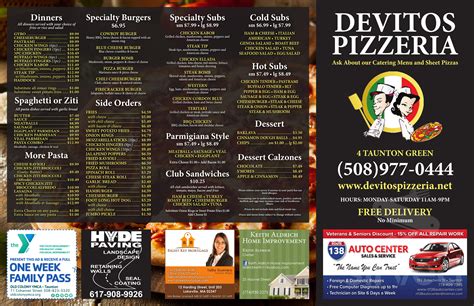 Devito's pizza - Tommy Devito mania might have gone a touch too far. This week a family-run New Jersey pizza restaurant announced that a planned appearance by the Giants’ QB has been cancelled, as they were told ...